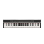 Yamaha P125 88-Key Weighted Action Digital Piano With Power Supply And Sustain Pedal, Black