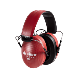 Vic Firth Bluetooth Isolation Headphones, Red VXHP0012