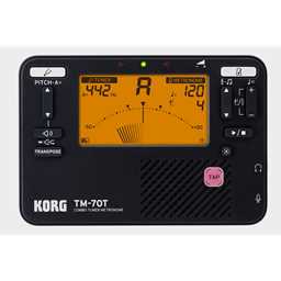 Korg TM70BK Tuner & Metronome, Black