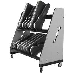 The Band Room™ Mobile Violin & Viola Rack by A&S Crafted Products