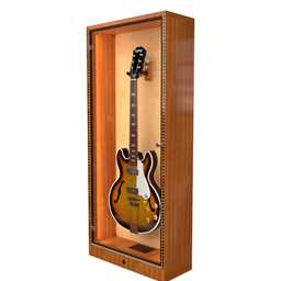 The ShowCase™ Deluxe Guitar Display Cabinet by A&S Crafted Products