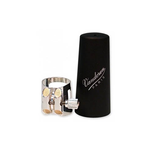 Vandoren LC01P Optimum Ligature and Plastic Cap for Bb Clarinet - Silver