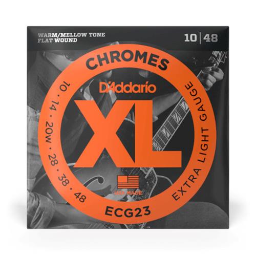 D'Addario ECG23 Set Chromes Extra Light 10-48
