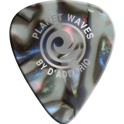 Planet Waves 1CAB2-10 Abalone Celluloid Guitar Picks, 10 pack, Light