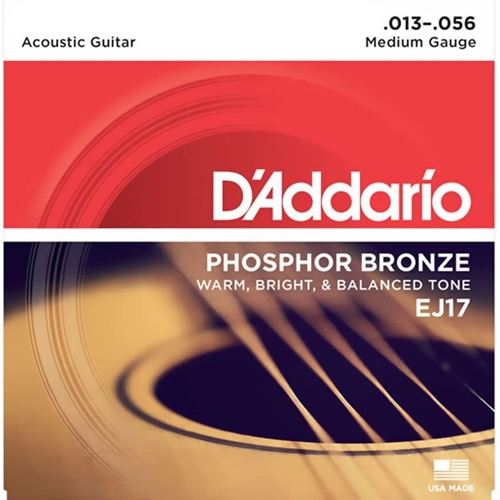 D'Addario EJ17 Acoustic Medium Strings