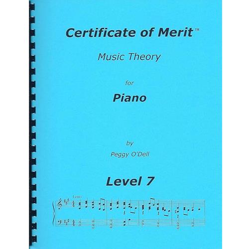 Certificate of Merit Theory Level 7