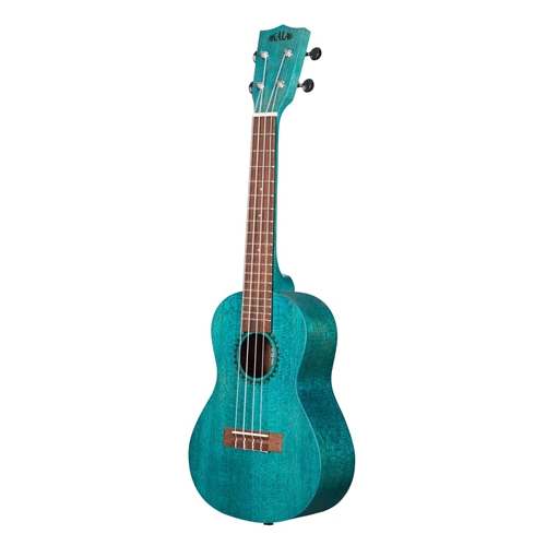 Kala KA-MRT-BLU-C Blue Stained Meranti Concert