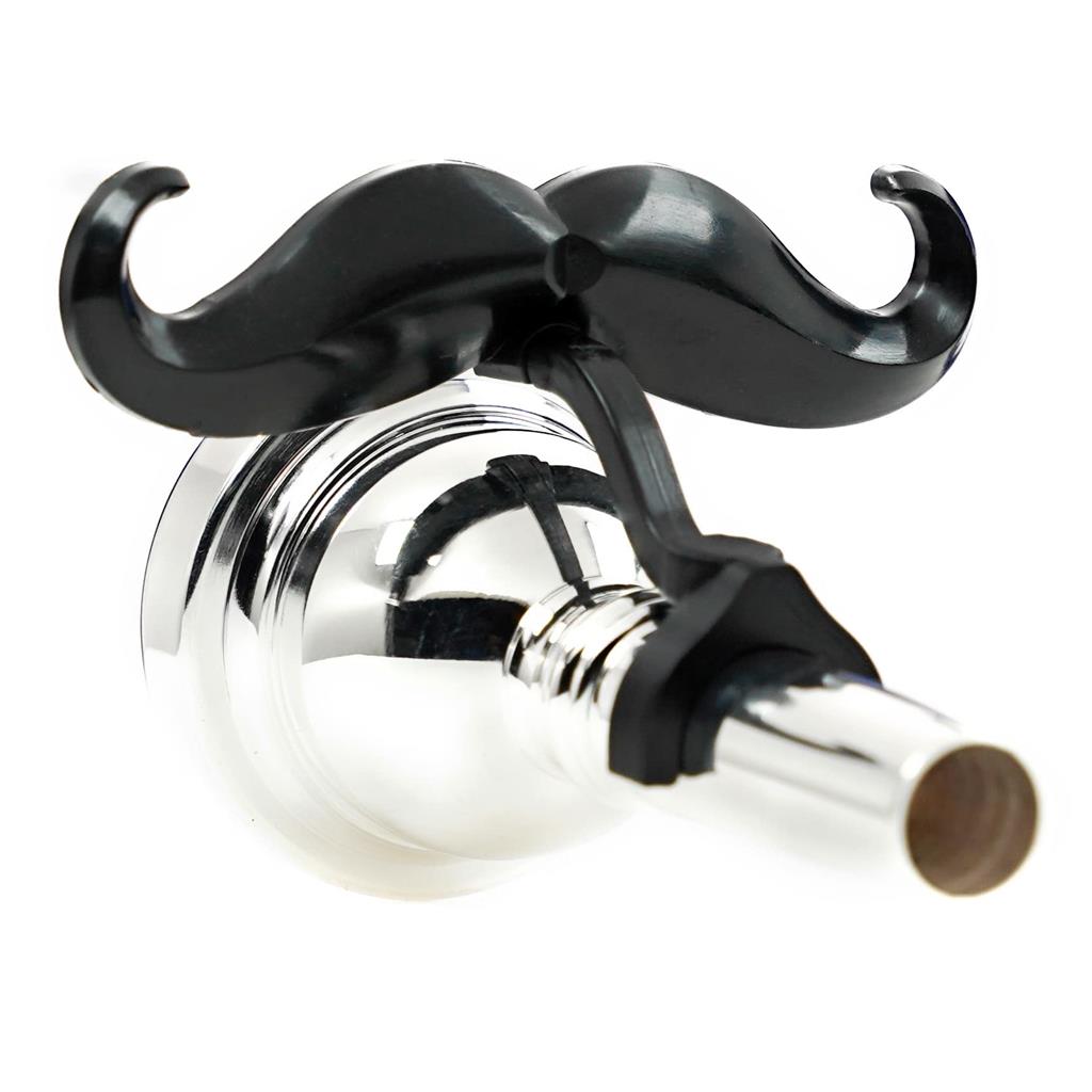 The Original Clip-On Mustache for Small Shank Trombone or Baritone Mouthpieces