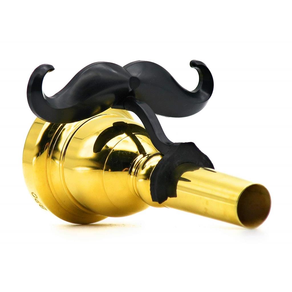 The Original Clip-On Mustache for Large Shank Trombone or Baritone Mouthpieces