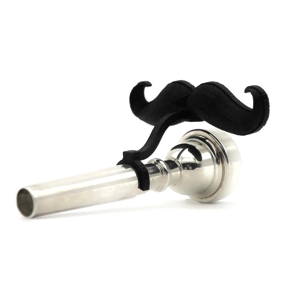 The Original Clip-On Mustache for Trumpet Mouthpieces