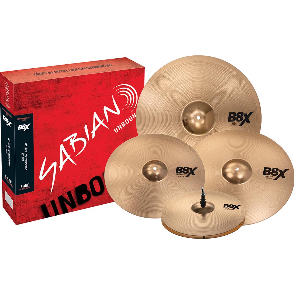 Sabian B8X Performance Set Plus - 45003XG