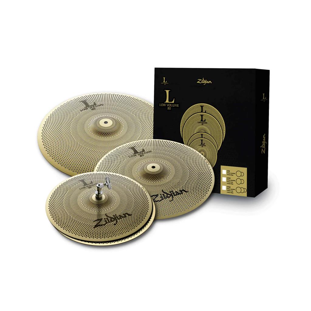 Zildjian L80 Series Low Volume Cymbal Box Set - 14/16/18" (LV468)