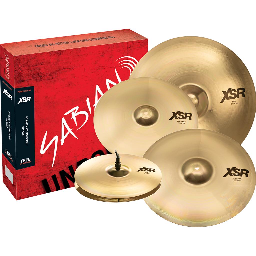 Sabian XSR Performance Set with Free 18" Crash (XSR5005GB)