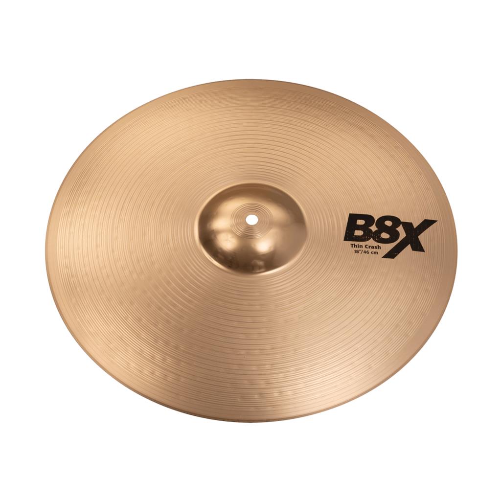 Sabian 18" B8X Thin Crash Cymbal (41806X)