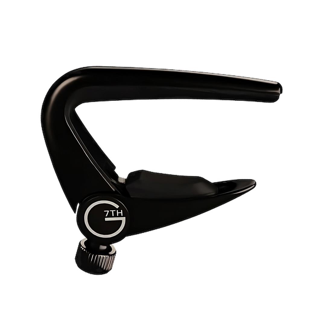 G7th Newport 6 String Guitar Capo - Steel String Satin Black (G7NPBK-U)