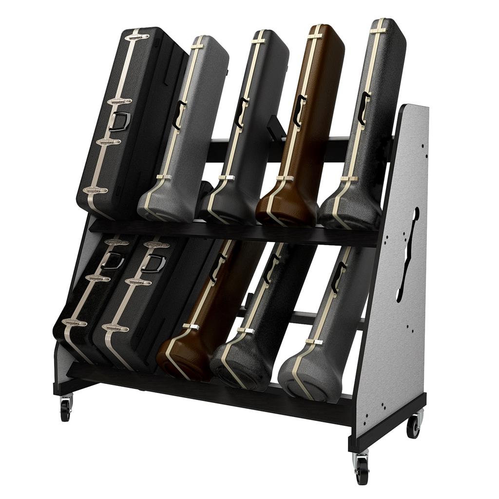 The Band Room™ Mobile Trombone Case Rack by A&S Crafted Products