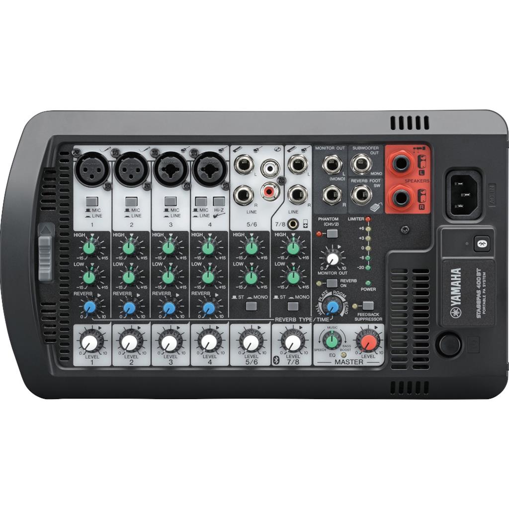 Bertrand's Music Online Rentals - Yamaha STAGEPAS 400BT Portable