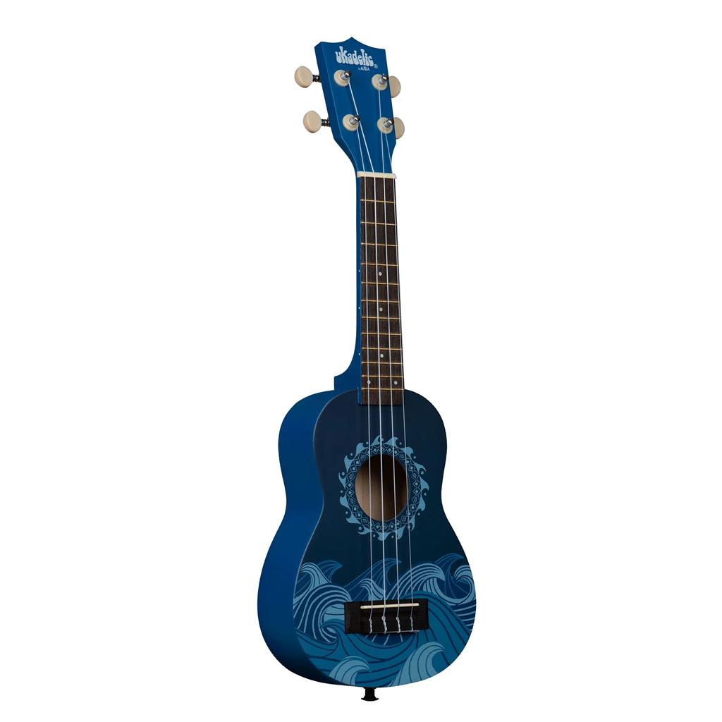 Kala UK-DEEPBLUE Deep Blue Ukadelic Soprano Ukulele