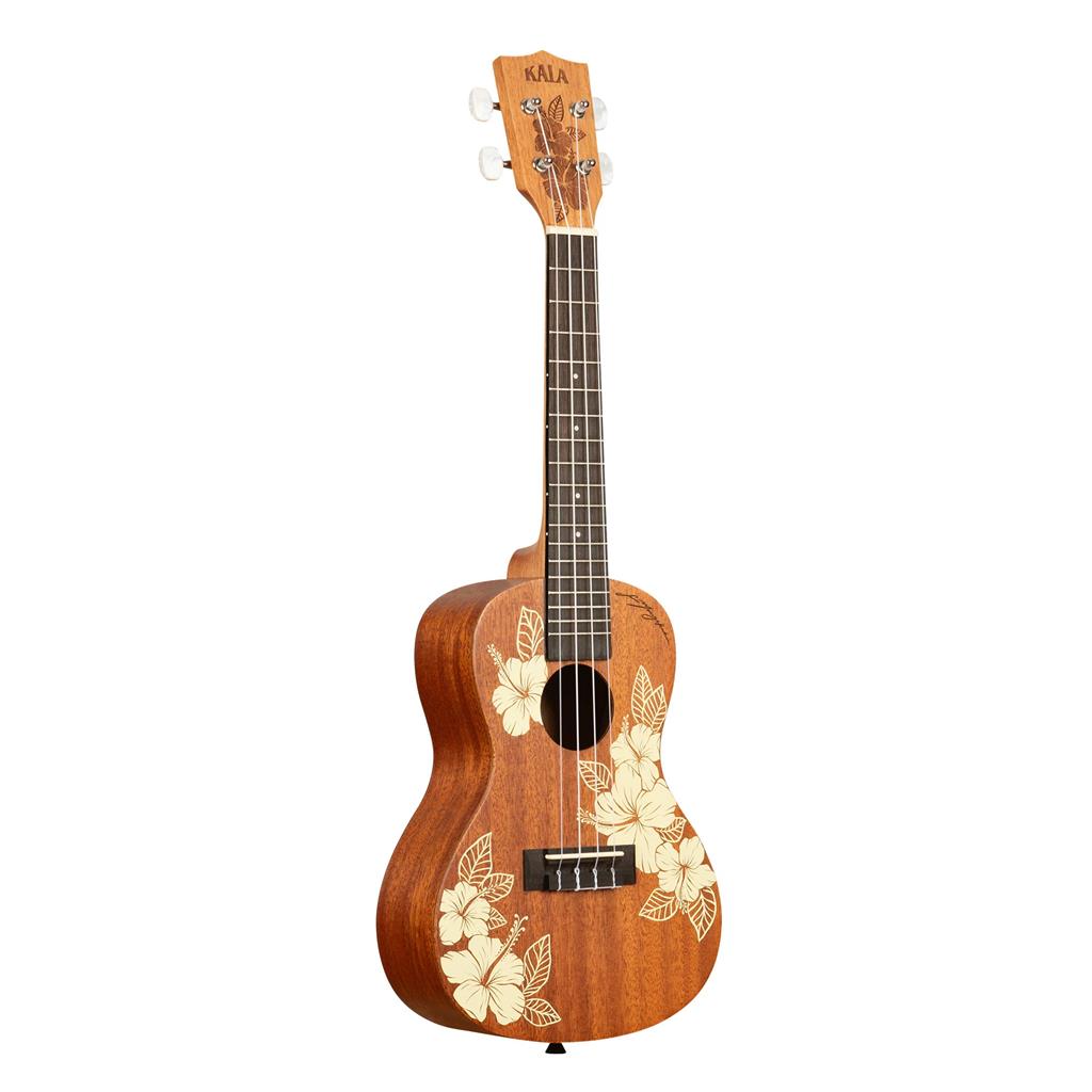 Kala Hibiscus Mahogany Concert Ukulele