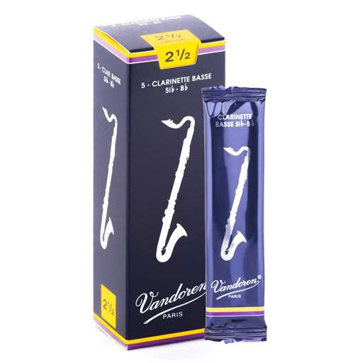 Vandoren CR122 Bass Clarinet, Box of 5