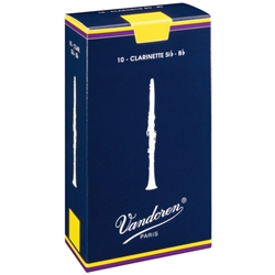 Vandoren Bb Clarinet Reeds, Box of 10