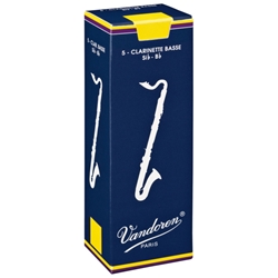 Vandoren Bass Clarinet, Box of 5