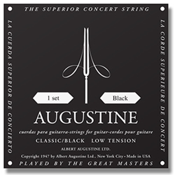 Augustine SPBLACK Black Nylon Guitar String