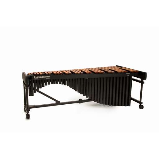 Marimba One #9601 5.0 Octave Wave Series Concert Frame with Classic Resonators, Traditional Rosewood Keyboard